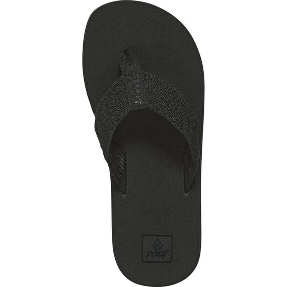 Reef women's Sandy black flip flops size 5 - Picture 2 of 5